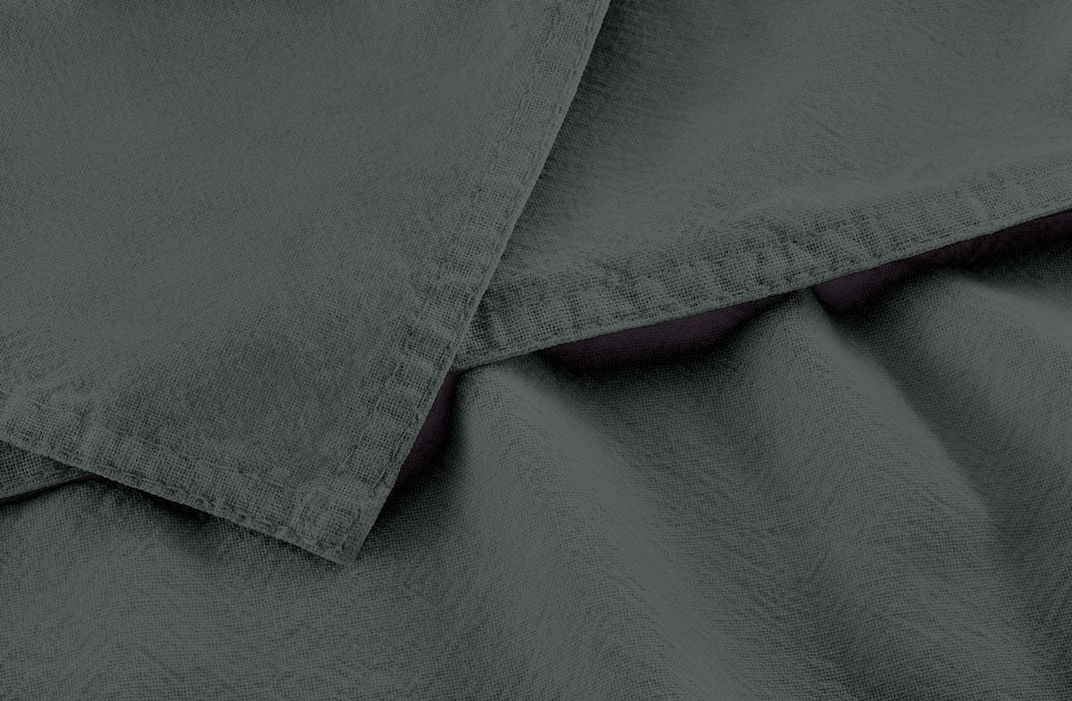 BETTWÄSCHE 150/220 cm  - Anthrazit, Basics, Textil (150/220cm)