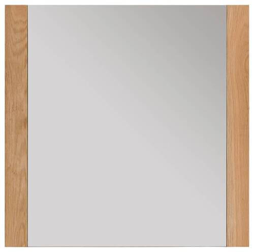 WANDSPIEGEL 80/80/3 cm  - Eichefarben, MODERN, Glas/Holz (80/80/3cm)