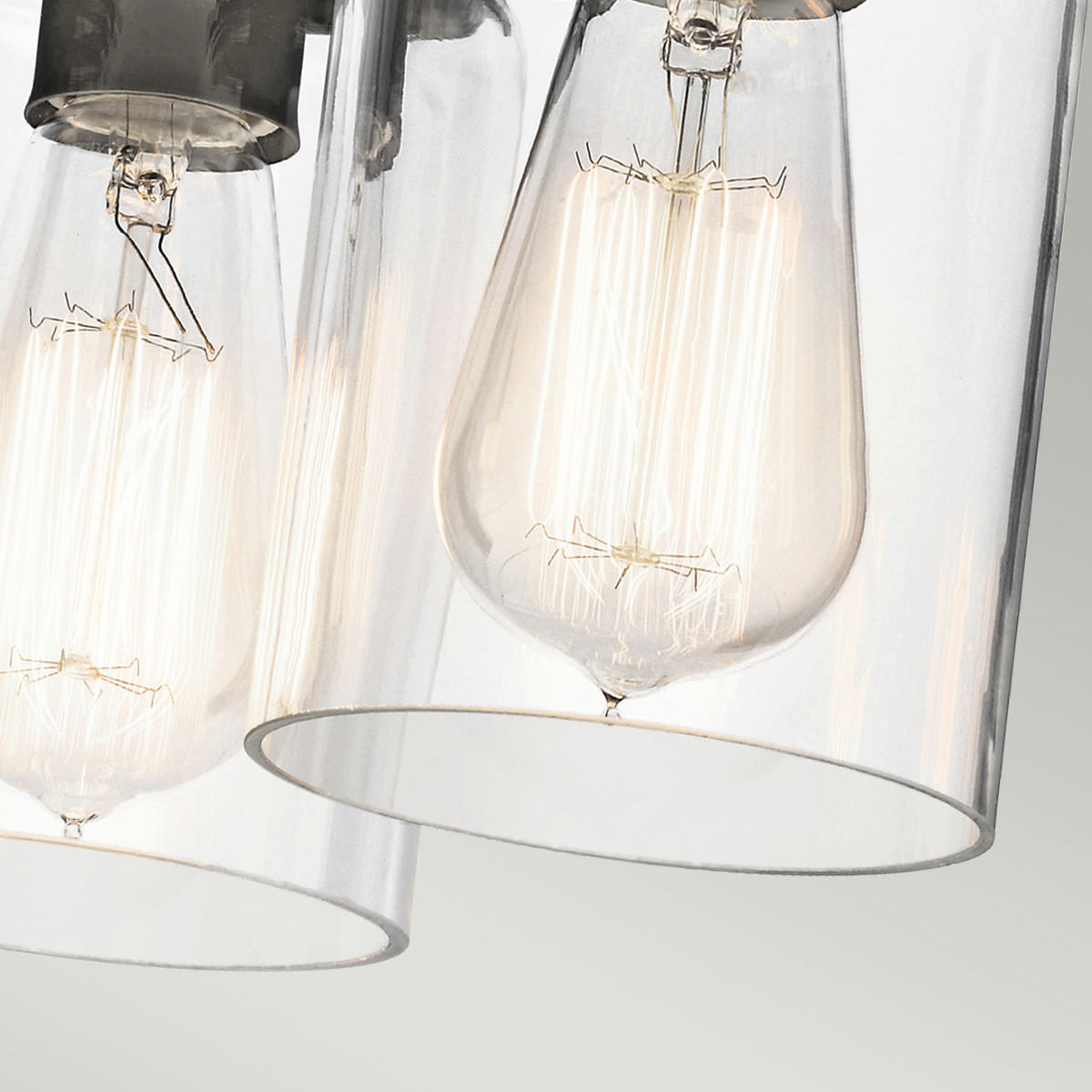 DECKENLEUCHTE  28.2/20.2 cm    - Bronzefarben, Design, Glas/Metall (28.2/20.2cm) - Elstead Lighting