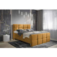 BOXBETT 180/200 cm  in Orange  - Chromfarben/Orange, Design, Holz/Holzwerkstoff (180/200cm) - Esposa