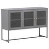 SIDEBOARD  in 120/80/40 cm  - Hellgrau, Design, Metall (120/80/40cm) - Livetastic