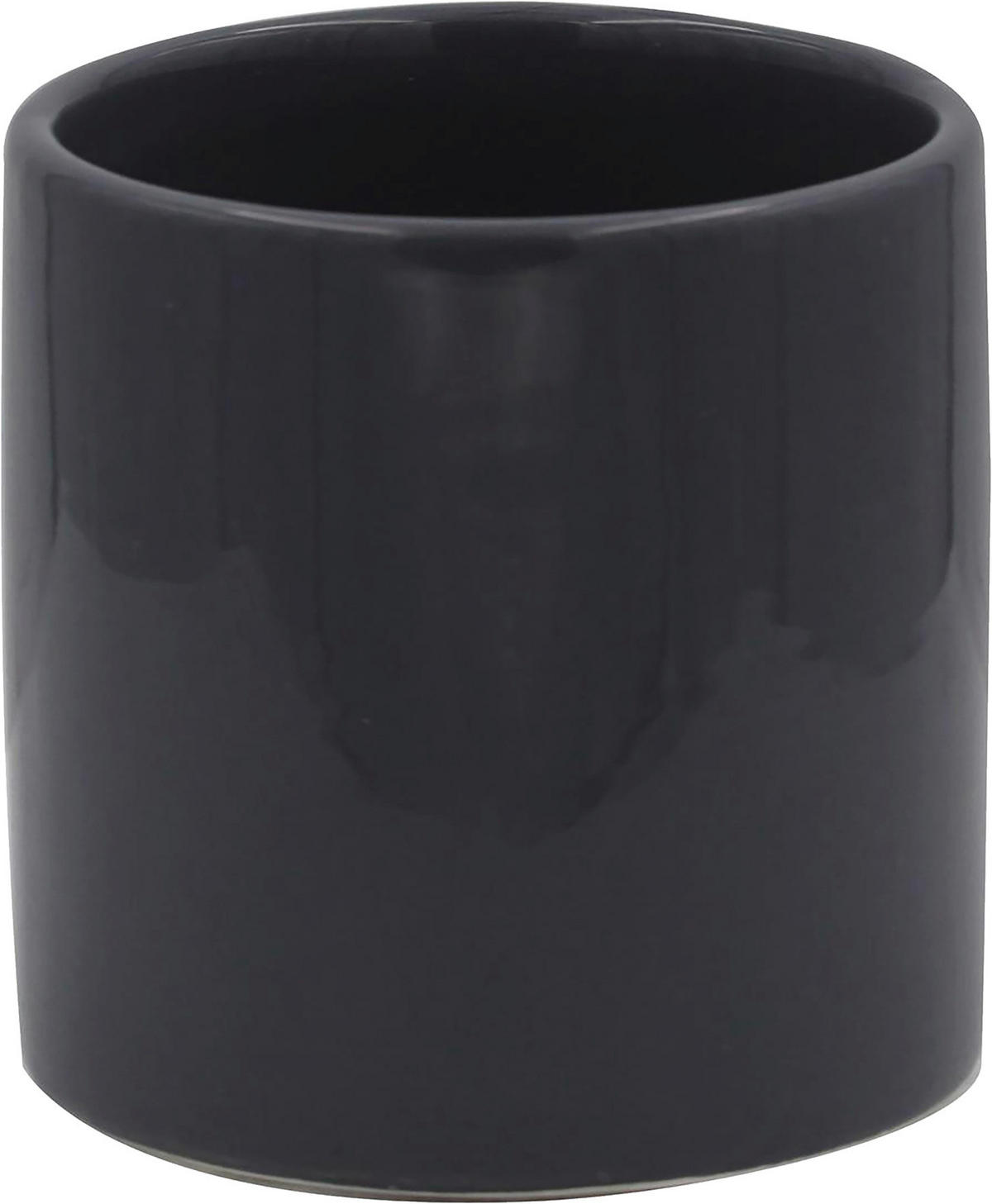 ZAHNPUTZBECHER Keramik  - Grau, Basics, Keramik (8/8cm) - Sadena