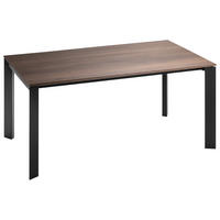 STOL ZA BLAGOVAONICU  boje hrasta, brončane boje  metal, drvni materijal      - brončane boje/boje hrasta, Design, drvni materijal/metal (140-200/90/75cm) - Novel