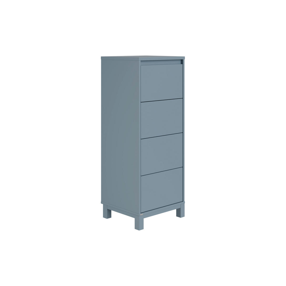 HIGHBOARD Olli Highboard 4S  in  - Blau, Basics, Holzwerkstoff (48,4/119,7/40,1cm) - Paidi