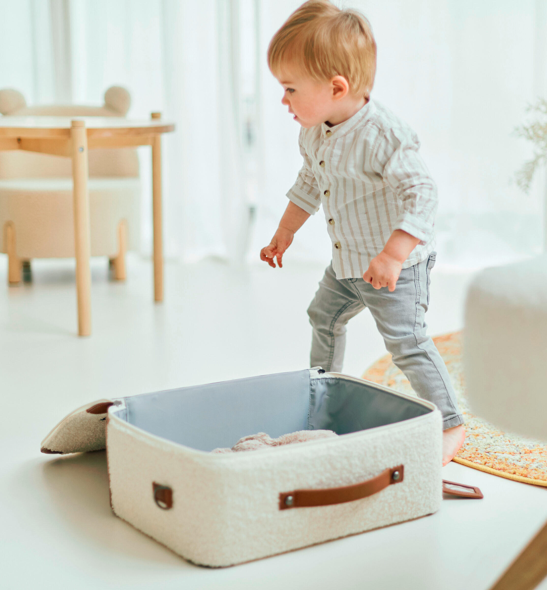 HANDGEPÄCK-KOFFER Weiß  - Weiß, Basics, Kunststoff (40/30/15cm) - Childhome