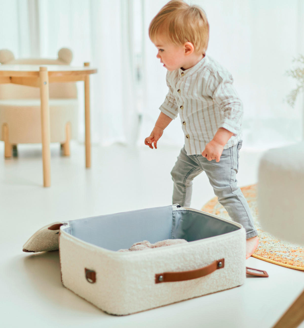 HANDGEPÄCK-KOFFER Weiß  - Weiß, Basics, Kunststoff (40/30/15cm) - Childhome