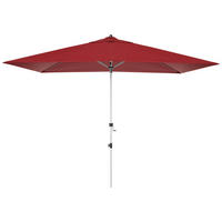 SONNENSCHIRM 300x200 cm Bordeaux  - Bordeaux/Alufarben, KONVENTIONELL, Textil/Metall (300/200cm) - Doppler