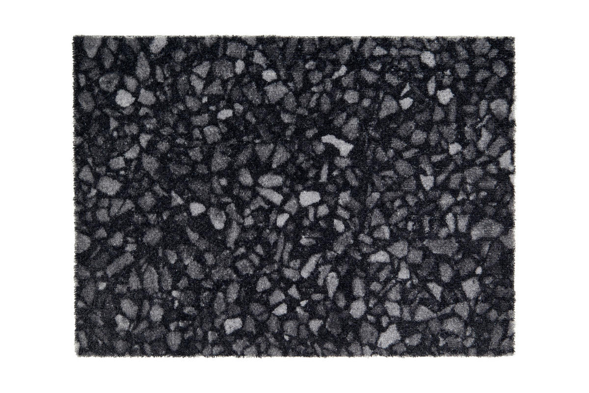 FUSSMATTE - Anthrazit/Grau, Konventionell, Textil (50/70cm) - Schöner Wohnen