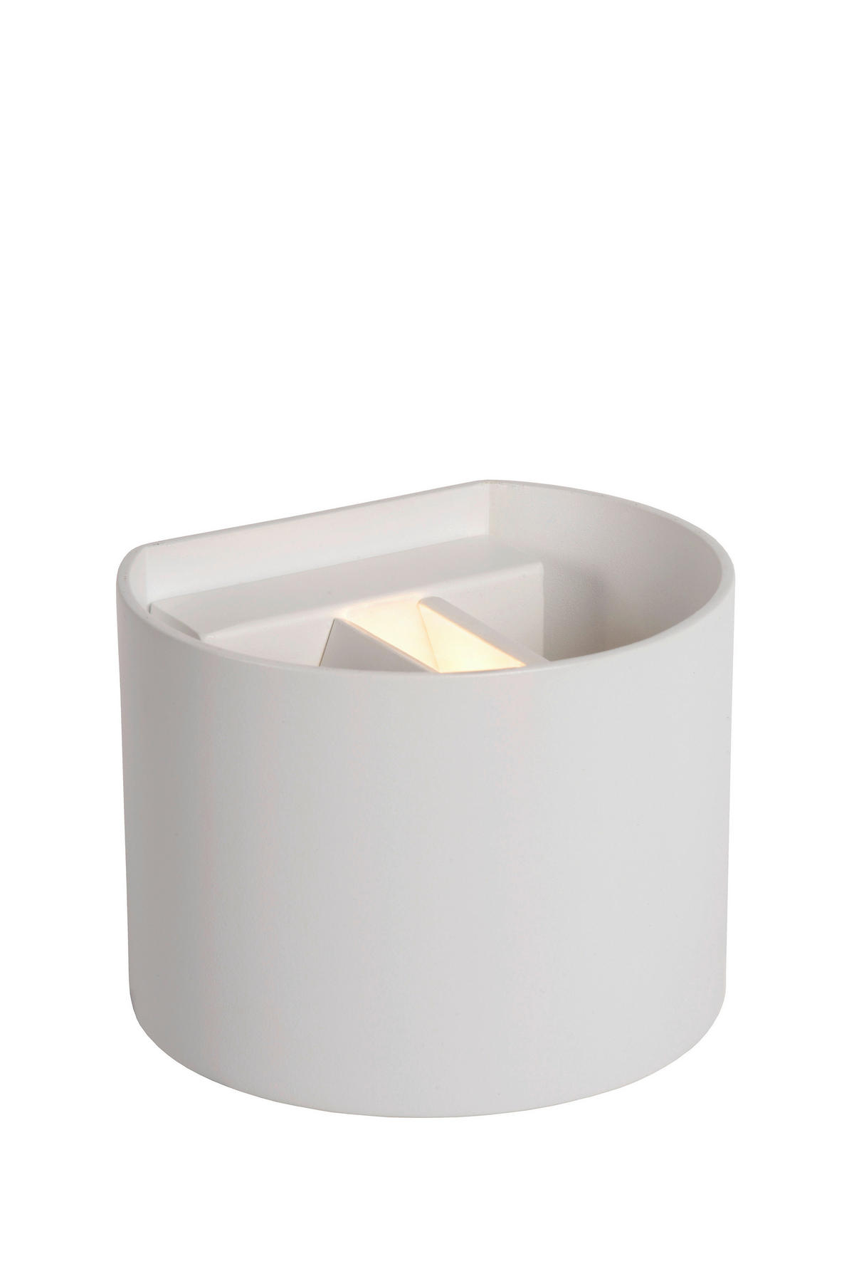 LED-WANDLEUCHTE - Weiss, Design, Metall (11/13/9.7cm) - Lucide
