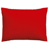 KOPFPOLSTERBEZUG WOVEN SATIN 60/80 cm  - Dunkelrot, Basics, Textil (60/80cm) - Schlafgut
