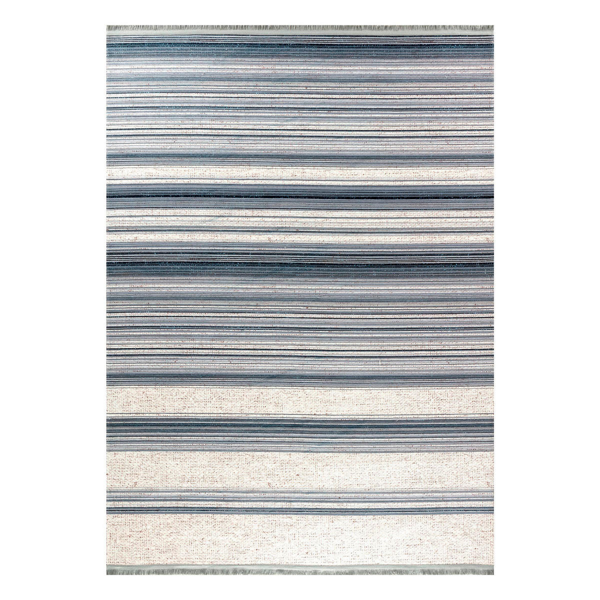 Webteppich Arjen 120/170 cm Efe Blau, Beige  - Blau/Beige, Natur, Naturmaterialien/Textil (120/170cm)