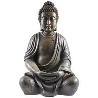 BUDDHA  - Braun, Basics, Kunststoff (26/32/50cm) - Boltze Home