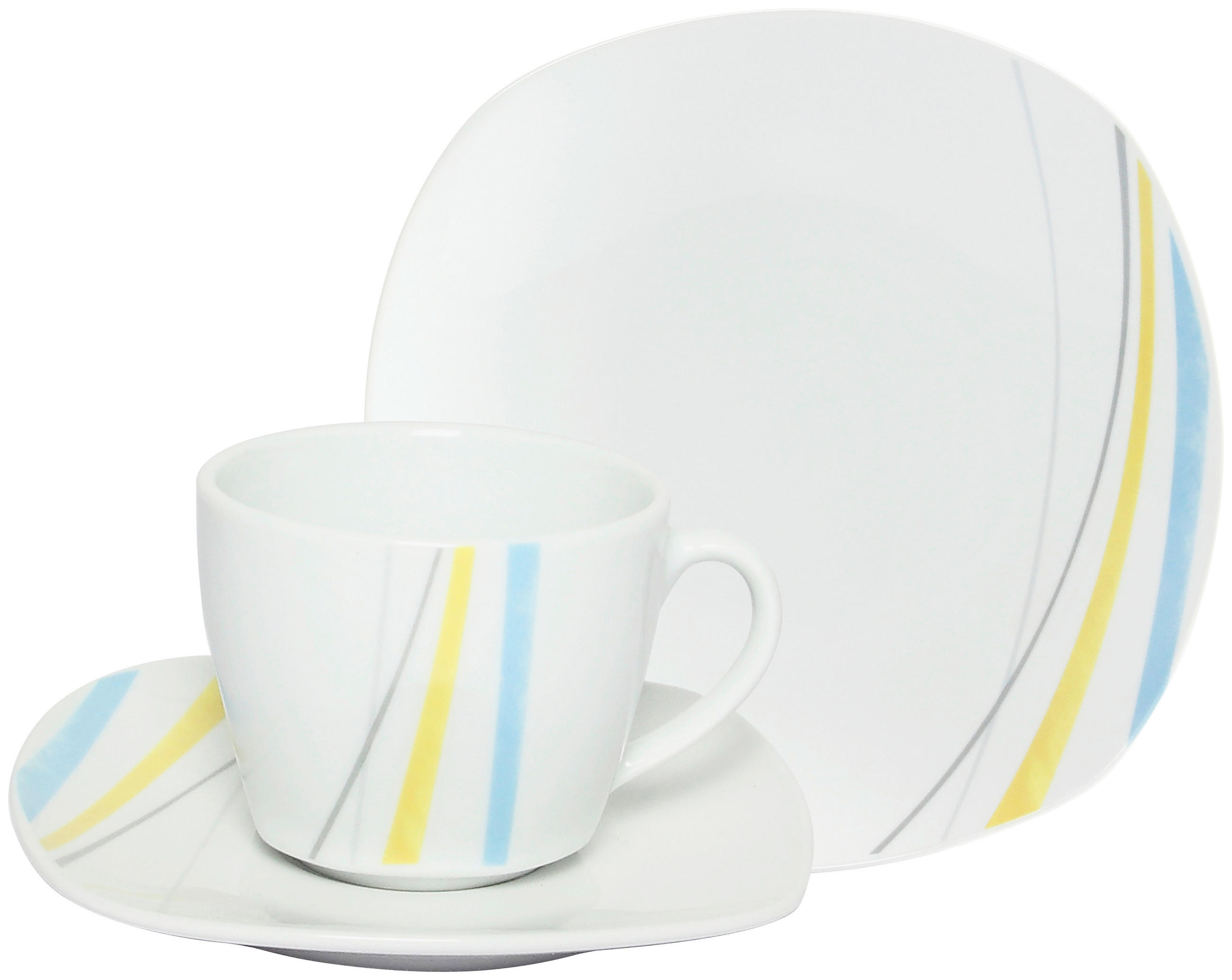 Kaffeeservice Ragnar Porzellan für 6 Personen Geschirr Set