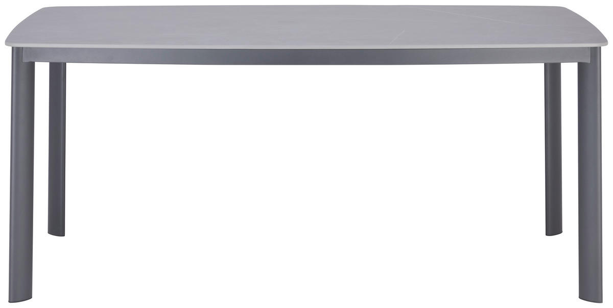 STOL VRTNI  siva  metal, keramika      - siva, Design, metal/keramika (180/75/90cm) - Ambia Garden