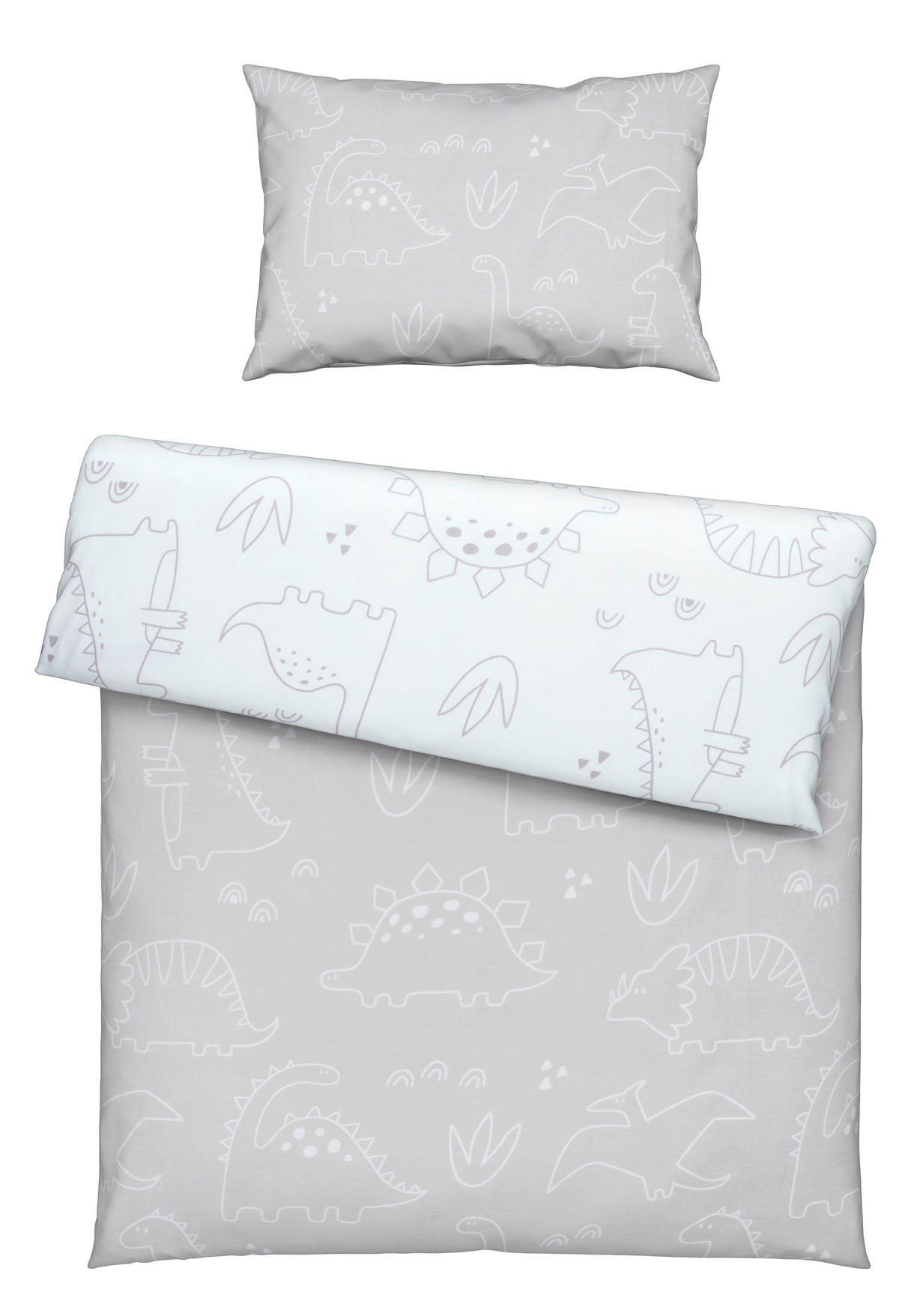 DETSKÁ POSTEĽNÁ BIELIZEŇ 100/135 cm  - sivá, Basics, textil (100/135cm) - Avelia