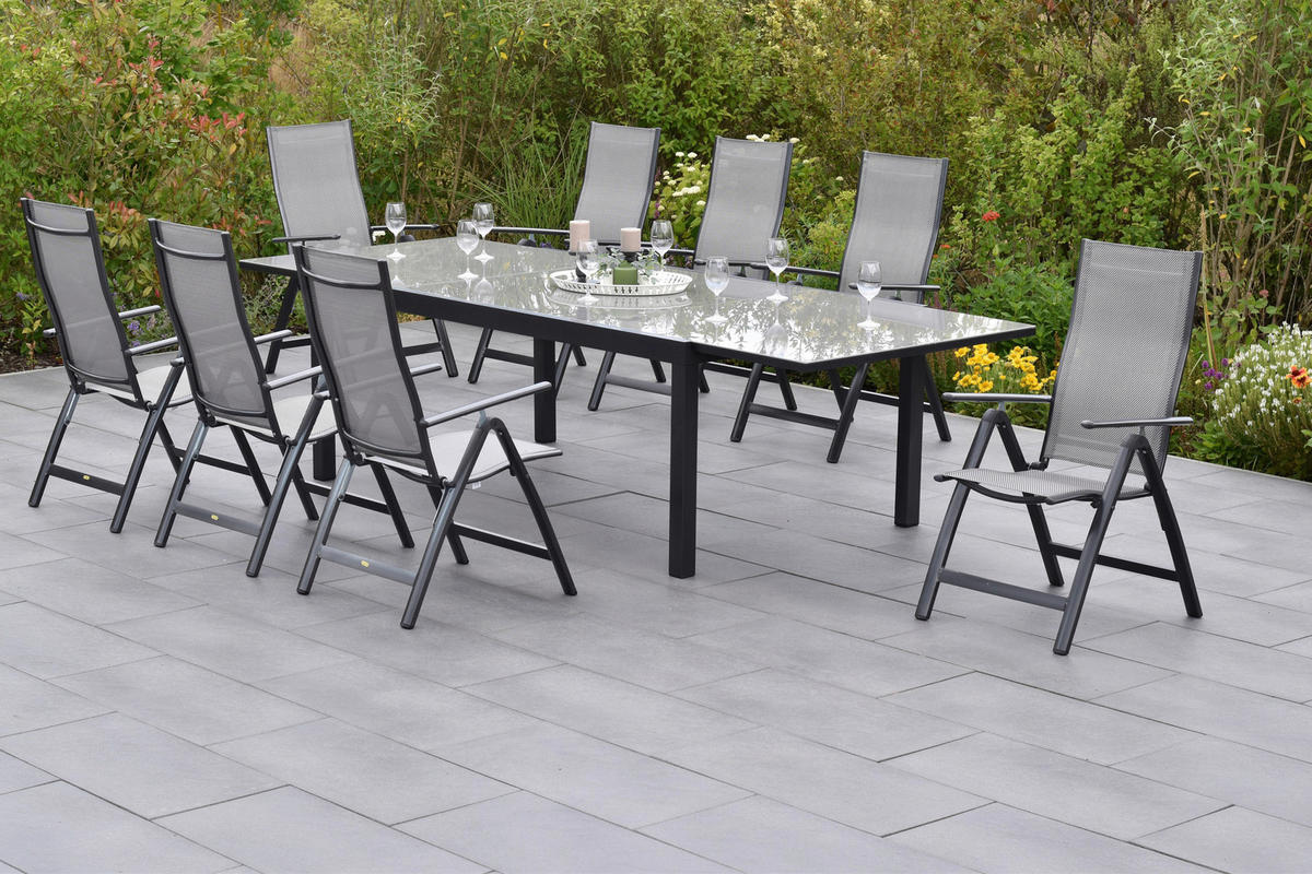 VRTNI SET   aluminij   srebrne barve rjava, srebrne barve    - srebrne barve/rjava, Moderno, kovina/tekstil - Gardenson