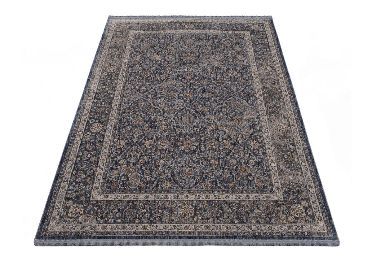 WEBTEPPICH 160/230 cm Tours Blau  - Blau, Design, Textil (160/230cm) - Novel