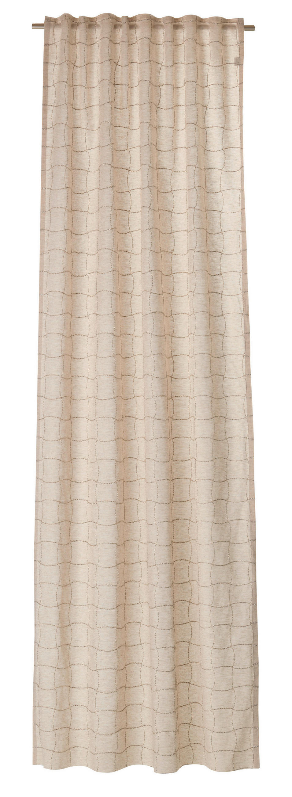 FERTIGVORHANG SW-Cottage halbtransparent 125/250 cm   - Beige, Basics, Textil (125/250cm) - Schöner Wohnen