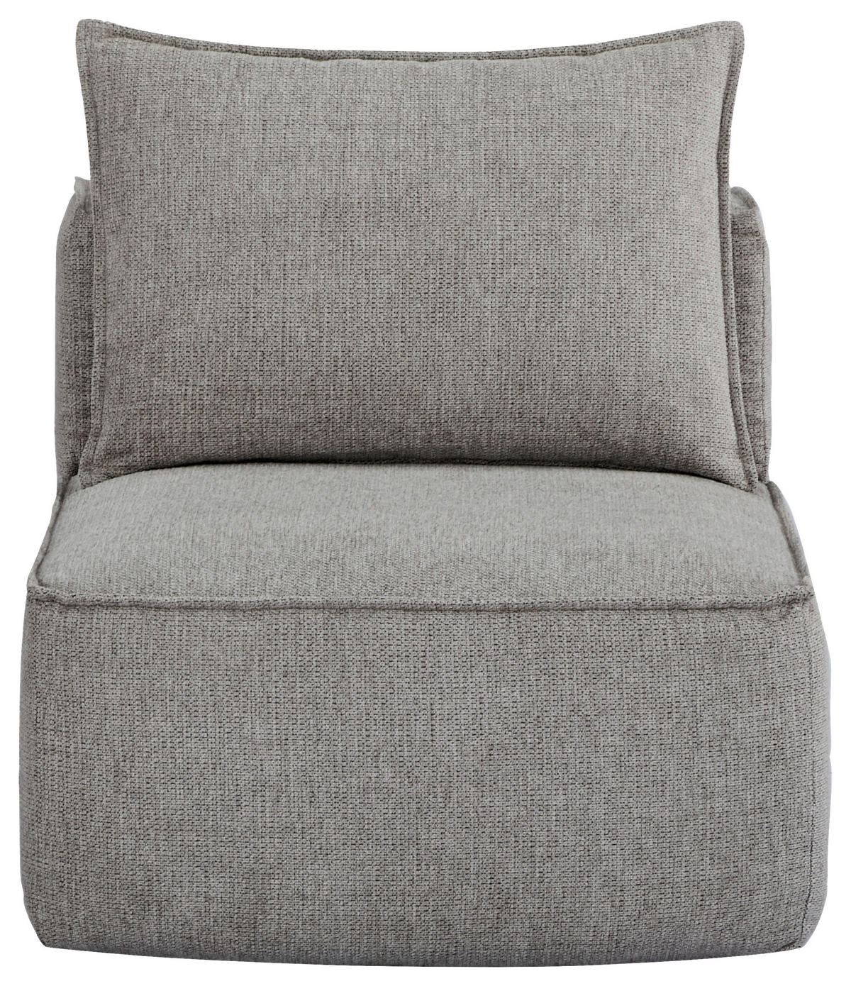 SOFAELEMENT Webstoff Taupe  - Taupe, Design, Kunststoff/Textil (71/80/70cm) - Carryhome