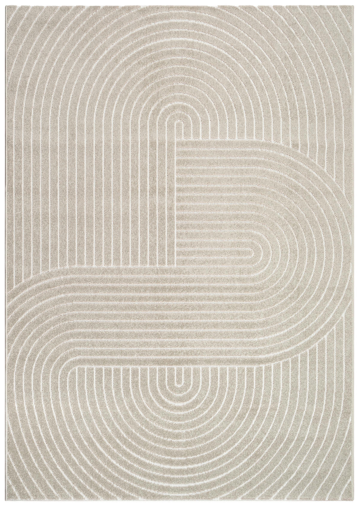 OUTDOORTEPPICH  für Terrasse und Balkon 160/230 cm Las Palmas Taupe  - Taupe, Trend, Textil (160/230cm) - Novel