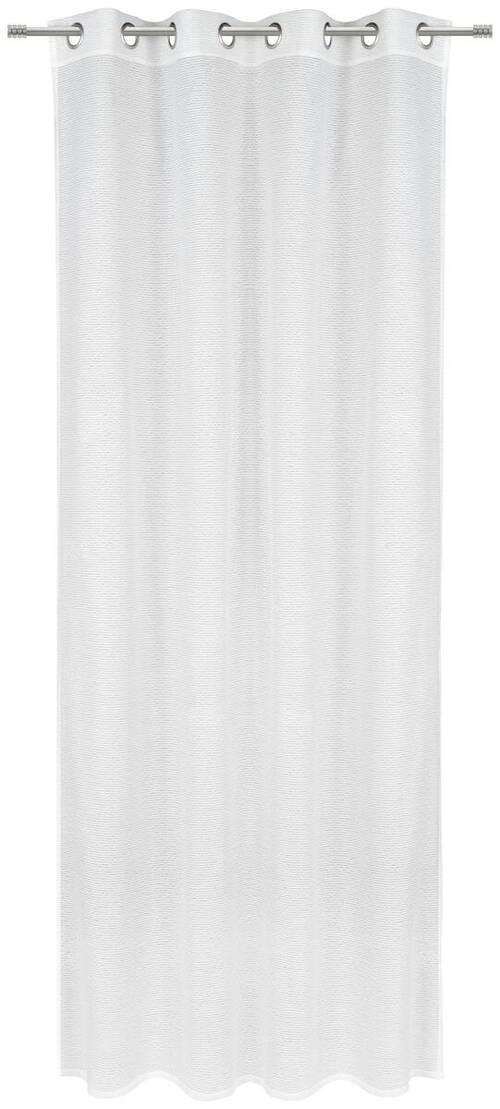 ÖSENSCHAL LORENA transparent 135/245 cm   - Weiß, Basics, Textil (135/245cm) - Esposa
