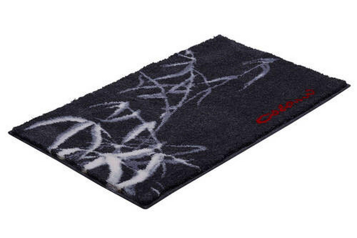 BADTEPPICH Anthrazit 60/100 cm  - Anthrazit, Basics, Kunststoff/Textil (60/100cm) - Grund