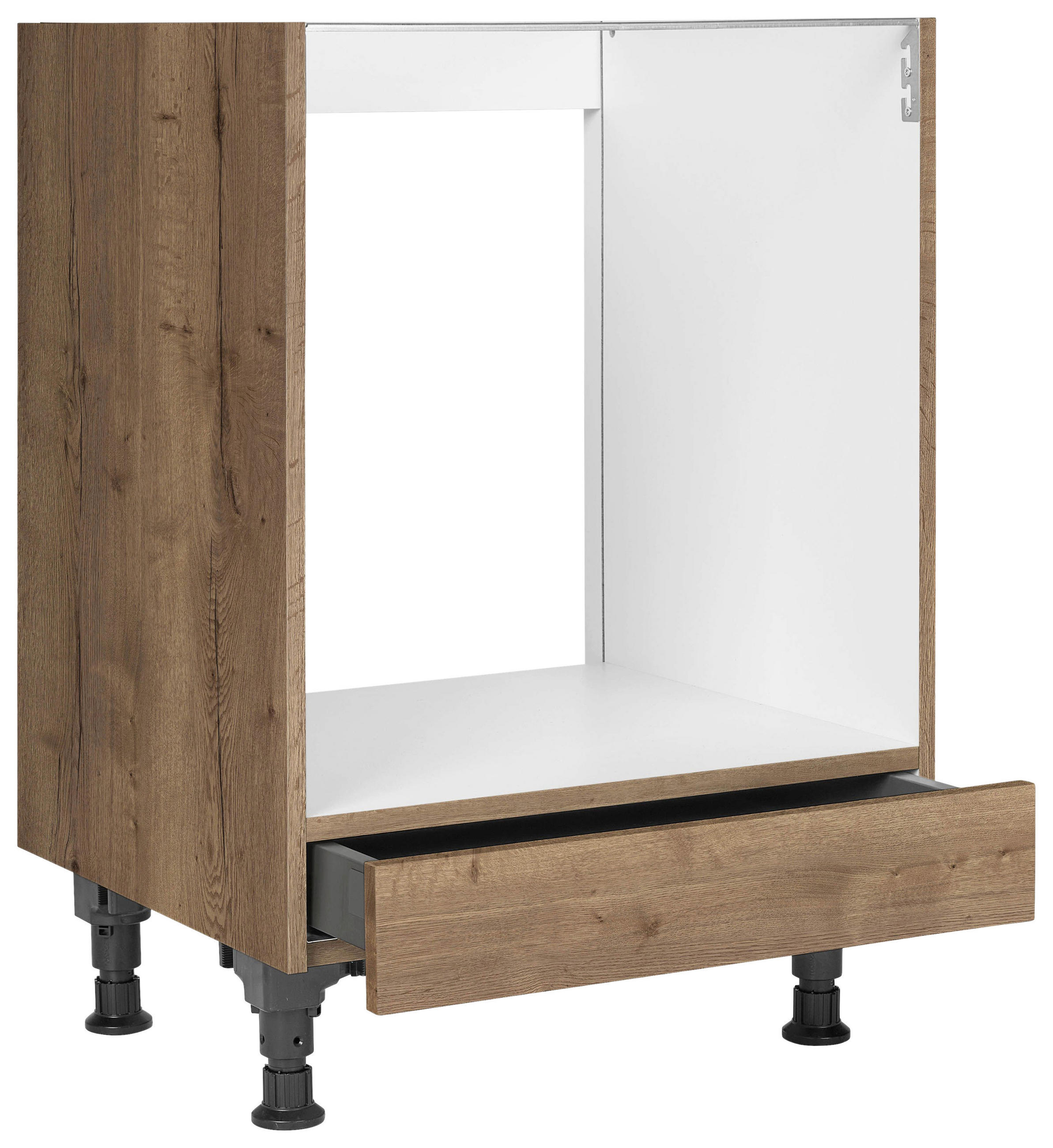 HERDUMBAUSCHRANK 60/87/56 cm  in Eiche dunkel  - Eiche dunkel, MODERN, Holzwerkstoff (60/87/56cm) - Nobilia