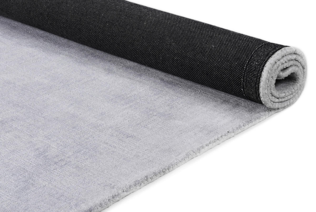 HANDWEBTEPPICH 85/155 cm  - Silberfarben, Basics, Textil (85/155cm) - Tom Tailor
