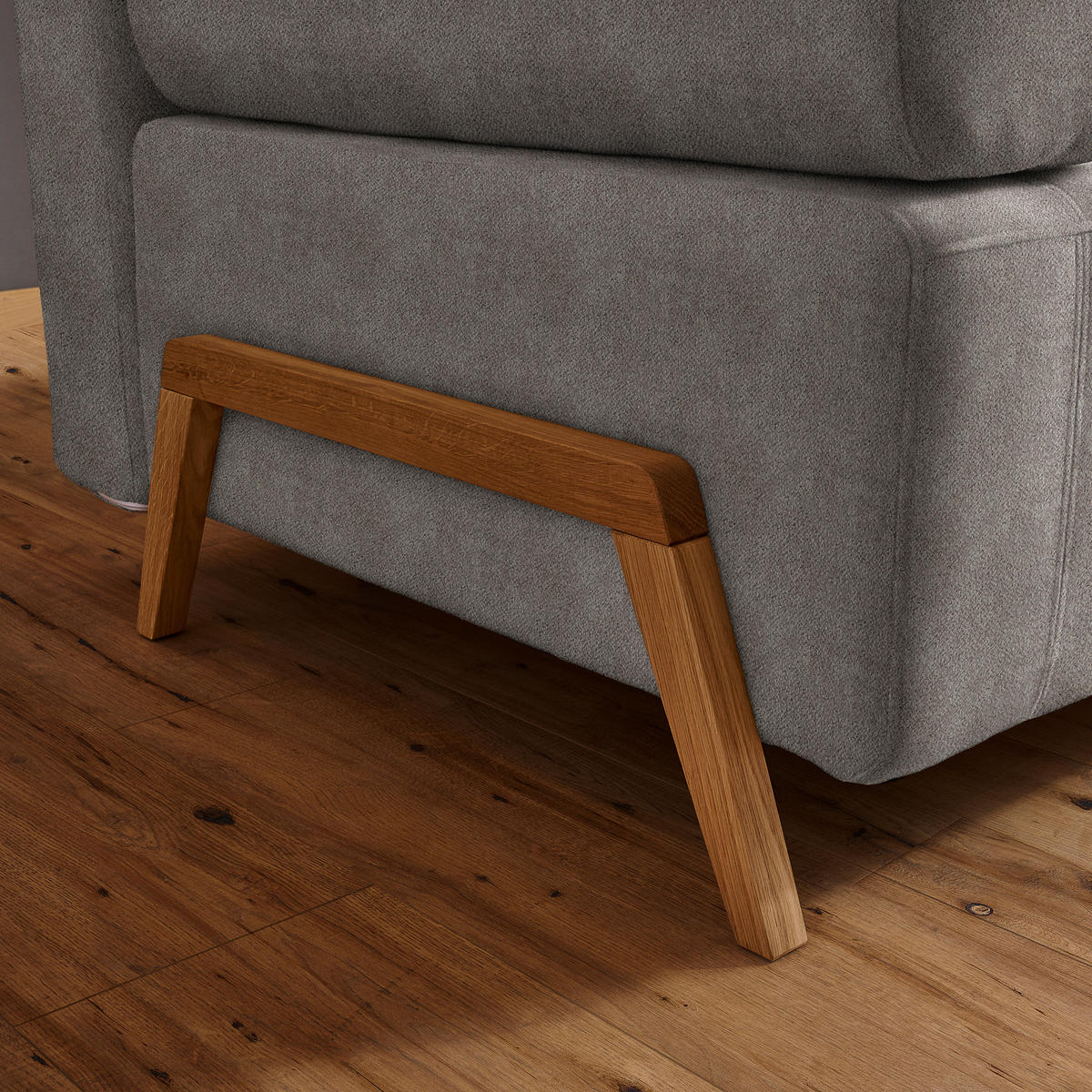 SCHLAFSOFA in Holz, Textil Greige  - Greige/Naturfarben, Design, Holz/Textil (211/88/102cm) - Niels Andersson