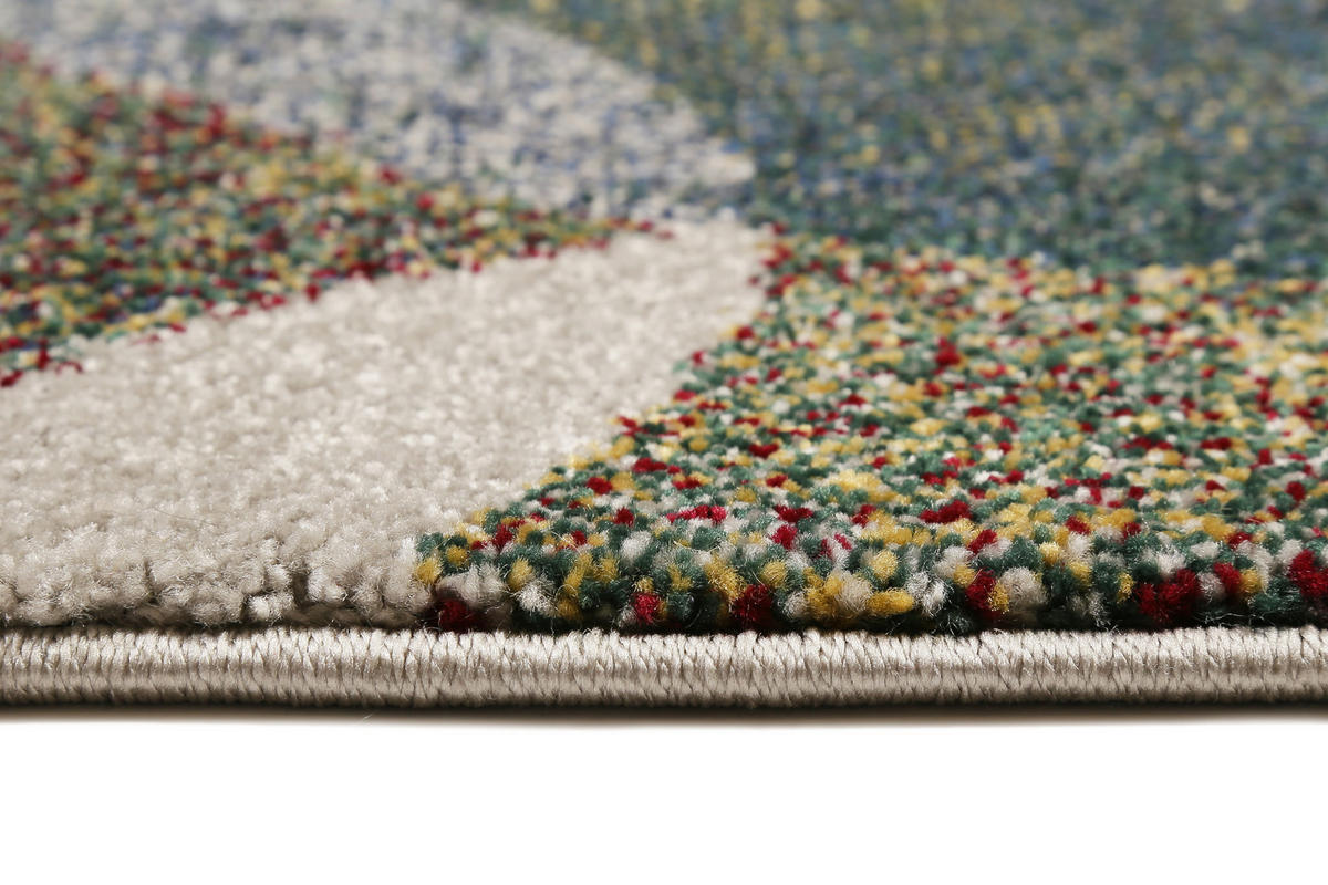 WEBTEPPICH 133/200 cm Modernina Grün, Multicolor, Dunkelgrün, Olivgrün  - Dunkelgrün/Multicolor, KONVENTIONELL, Textil (133/200cm) - Esprit