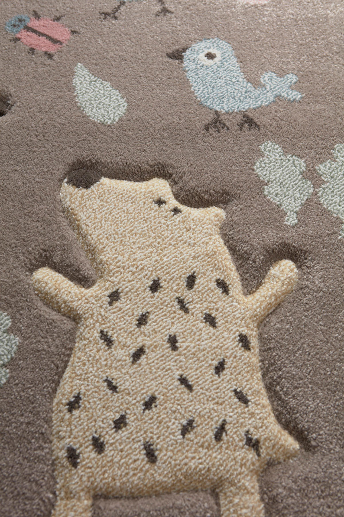 KINDERTEPPICH 133/200 cm Forest Tier  - Taupe, Trend, Textil (133/200cm) - Sigikid