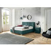 BOXSPRINGBETT 200/200 cm  in Petrol  - Chromfarben/Petrol, Konventionell, Textil (200/200cm) - Dieter Knoll