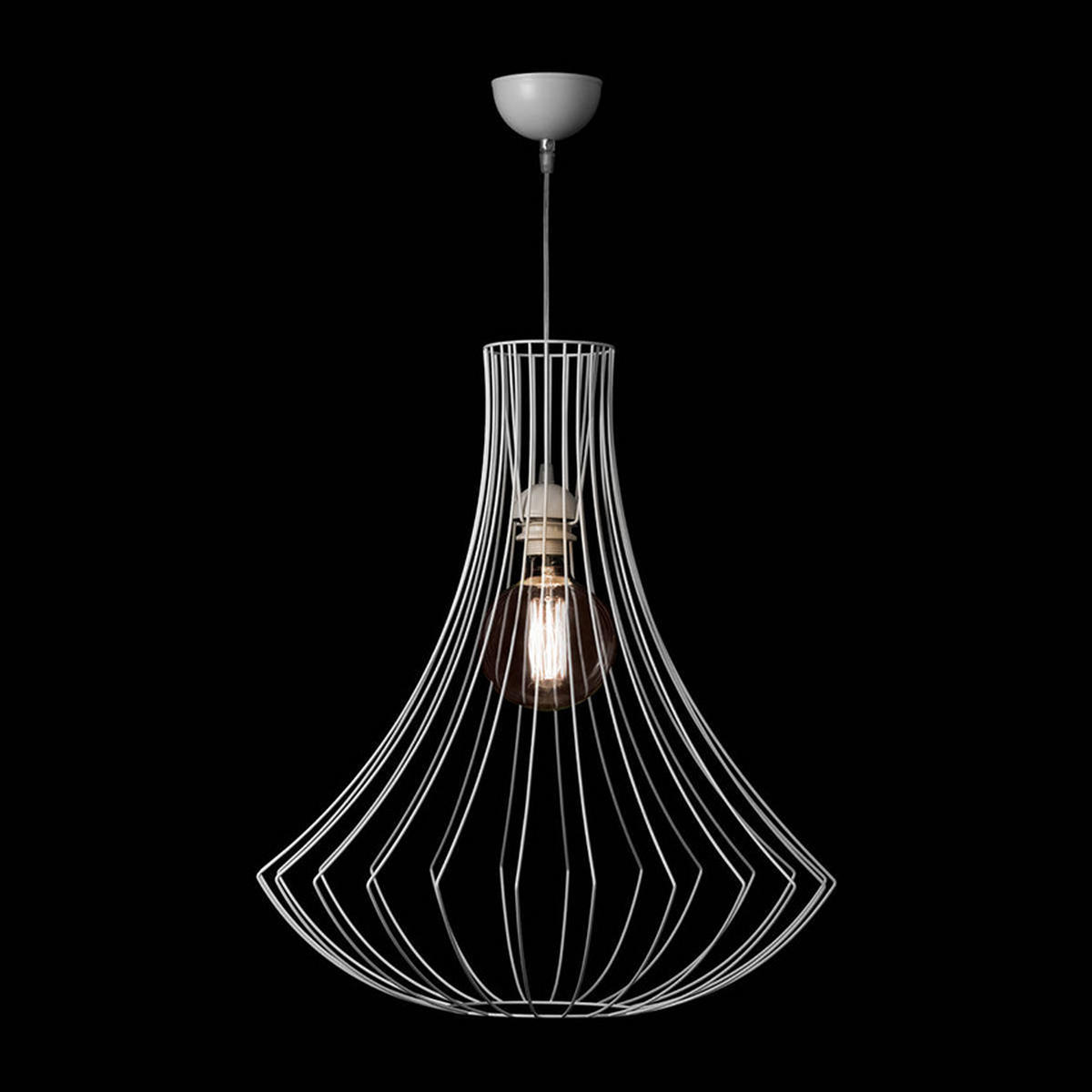 HÄNGELEUCHTE 52/52/60 cm  - Weiß, Trend, Metall (52/52/60cm) - Kayoom