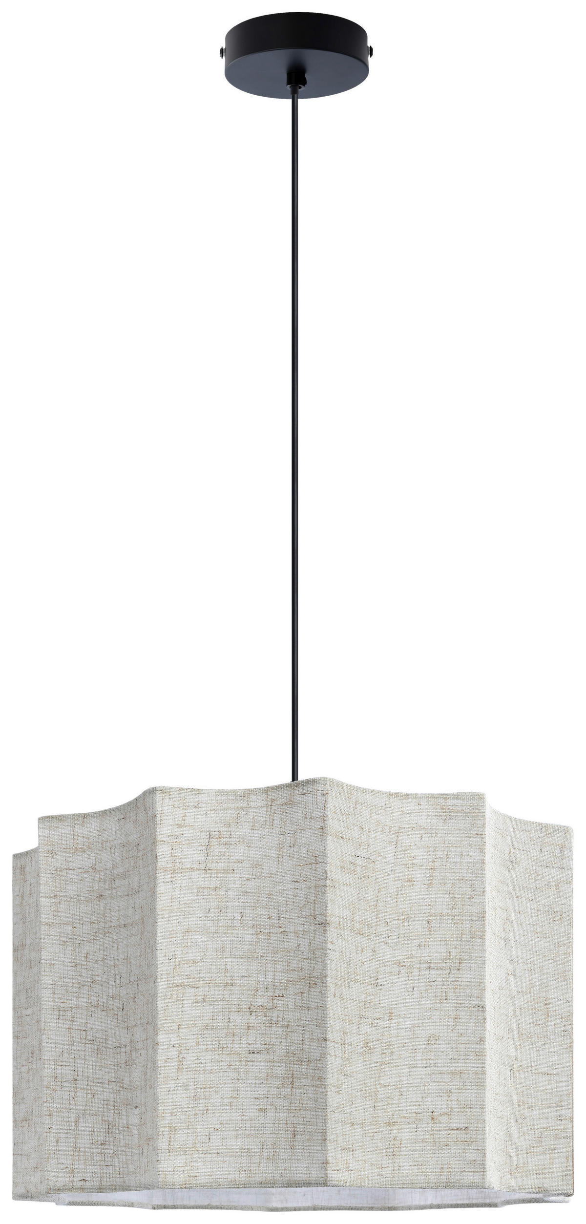 HÄNGELEUCHTE 38/120 cm  - Naturfarben, Trend, Kunststoff/Textil (38/120cm) - Novel