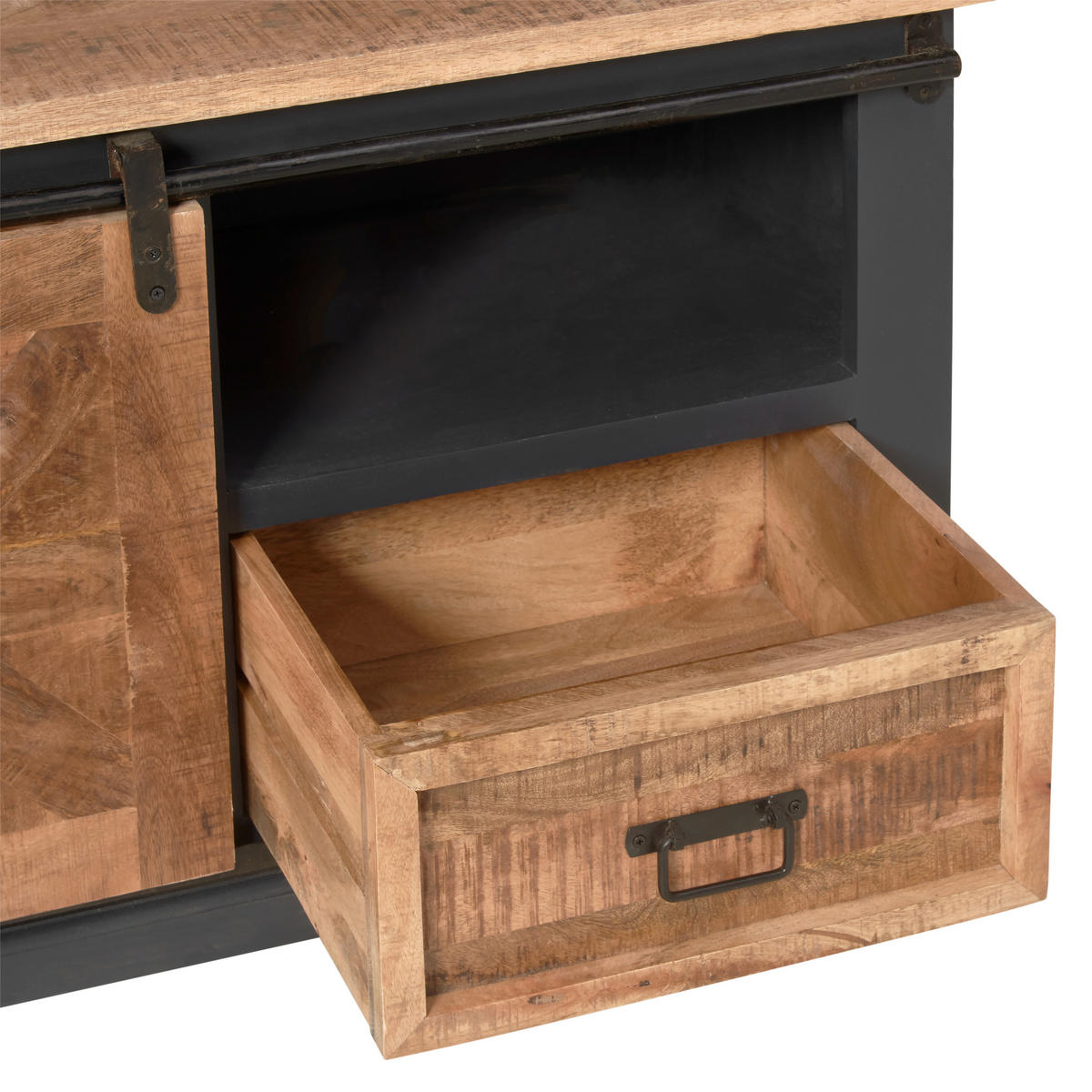 KOMODA POD TELEVIZI, šedá, 105/63/45 cm - šedá, Lifestyle (105/63/45cm) - MID.YOU