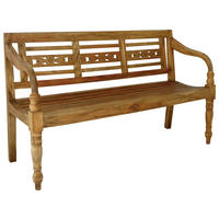 VRTNA KLOP mahagoni   - naravne barve, Romantika, les (150/90/52cm) - Ambia Garden