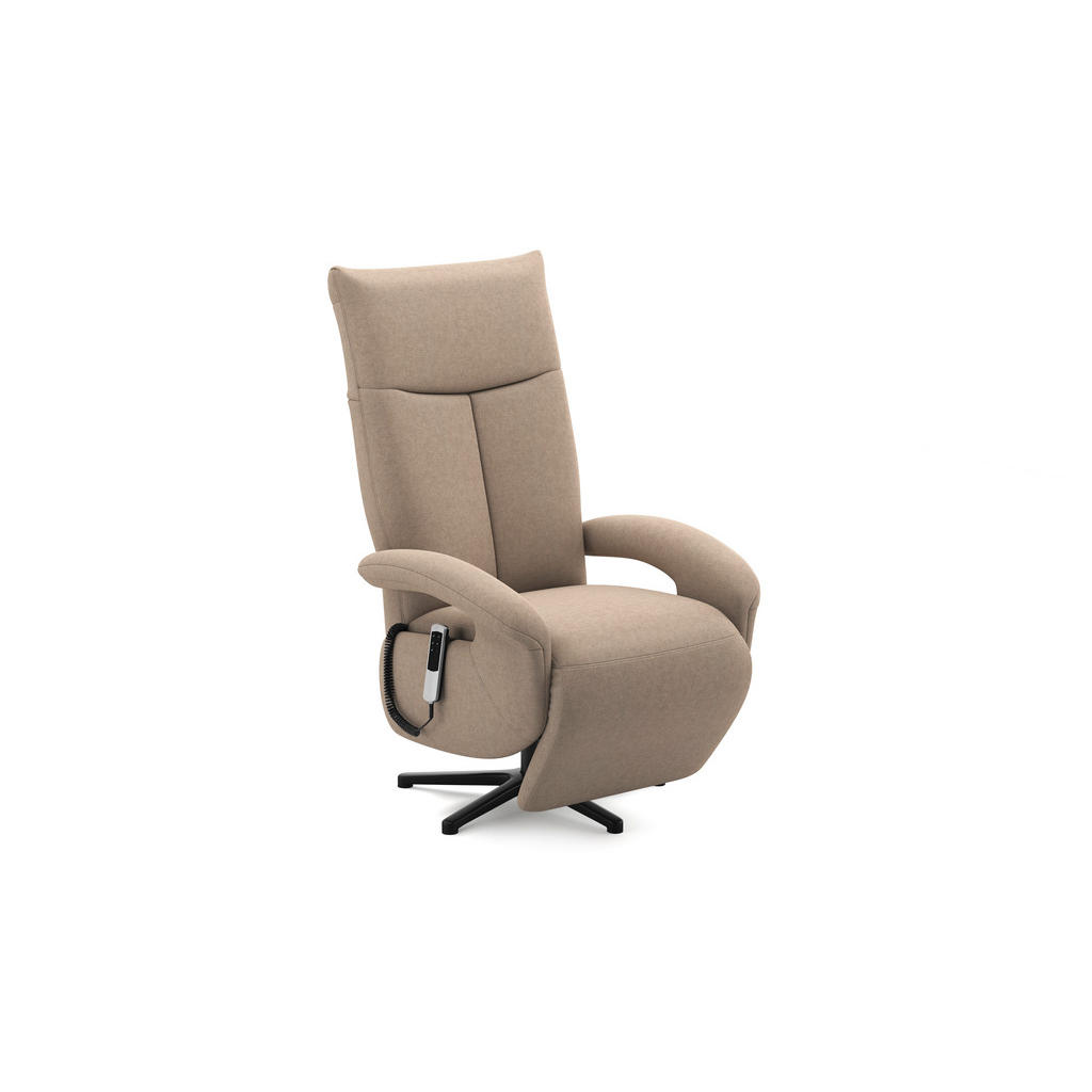 Thumbnail - Sit & More Sessel, Taupe, Textil, 74x112x82 cm, Goldenes M, Oeko-Tex® Standard 100, Made in Europe, DGM-Klimapakt, Relax...
