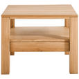 COUCHTISCH Kernbuche massiv 75/75/58 cm quadratisch Buchefarben  - Buchefarben, Natur, Holz (75/75/58cm) - Linea Natura