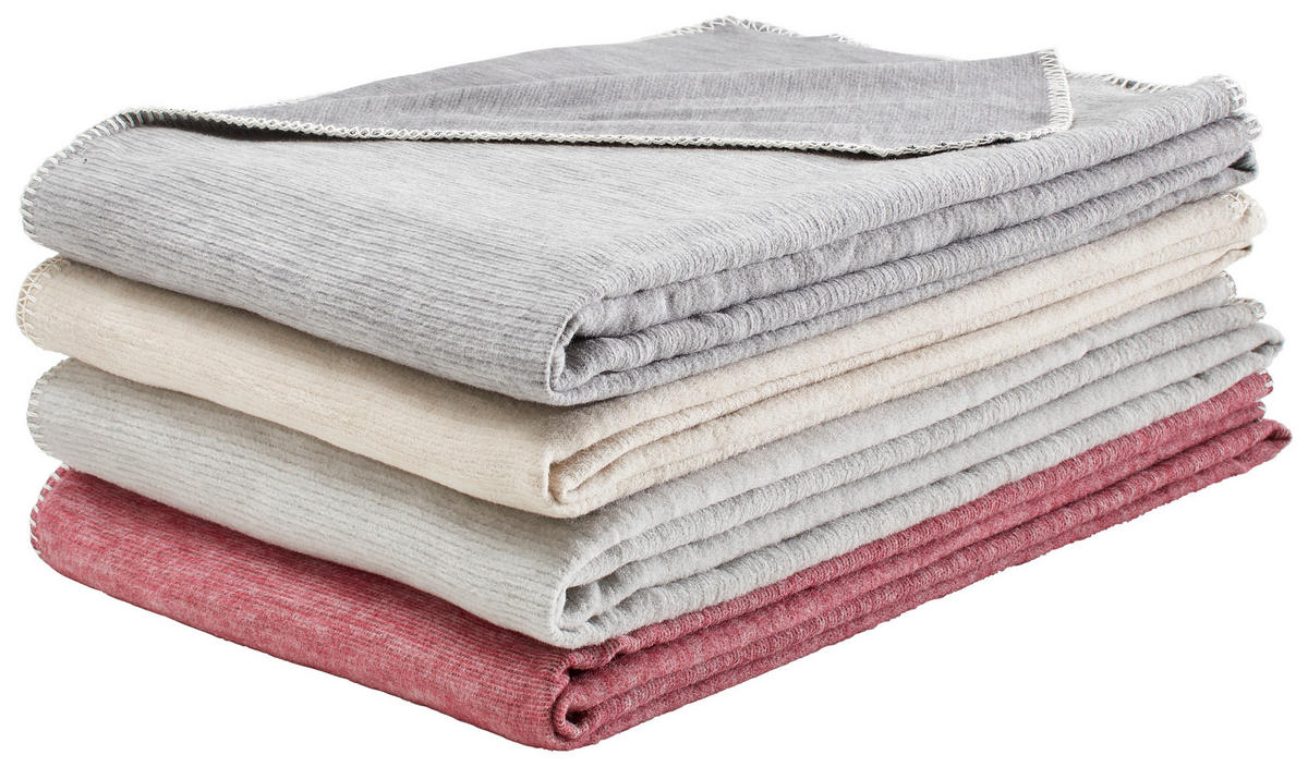 PLAID LEELA 140/200 cm  - Naturfarben, Basics, Textil (140/200cm) - Bio:Vio