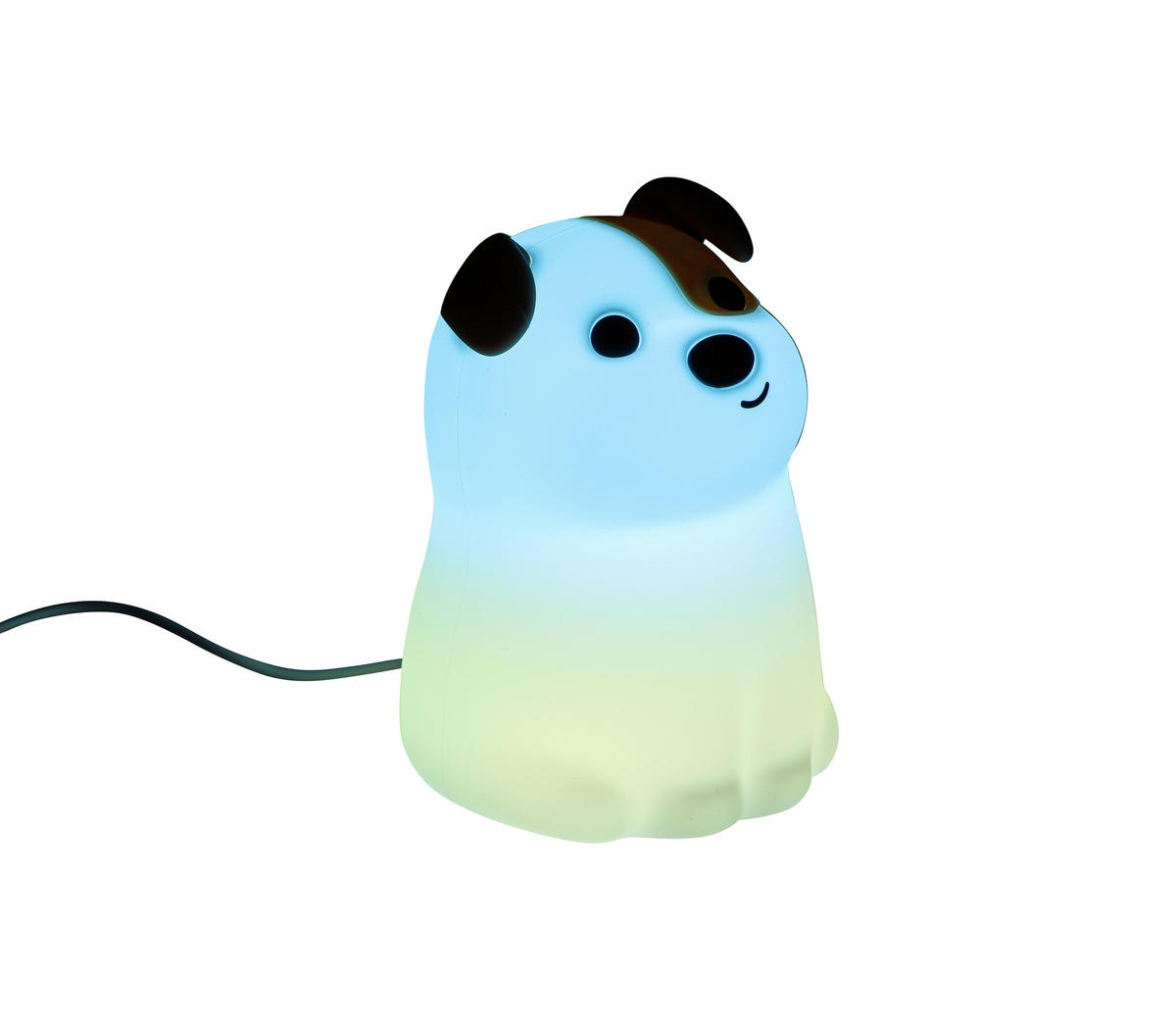 NOČNÉ SVETLO, 9,2/13,8/11,5 cm - biela, Trend, plast (9,2/13,8/11,5cm) - Novel