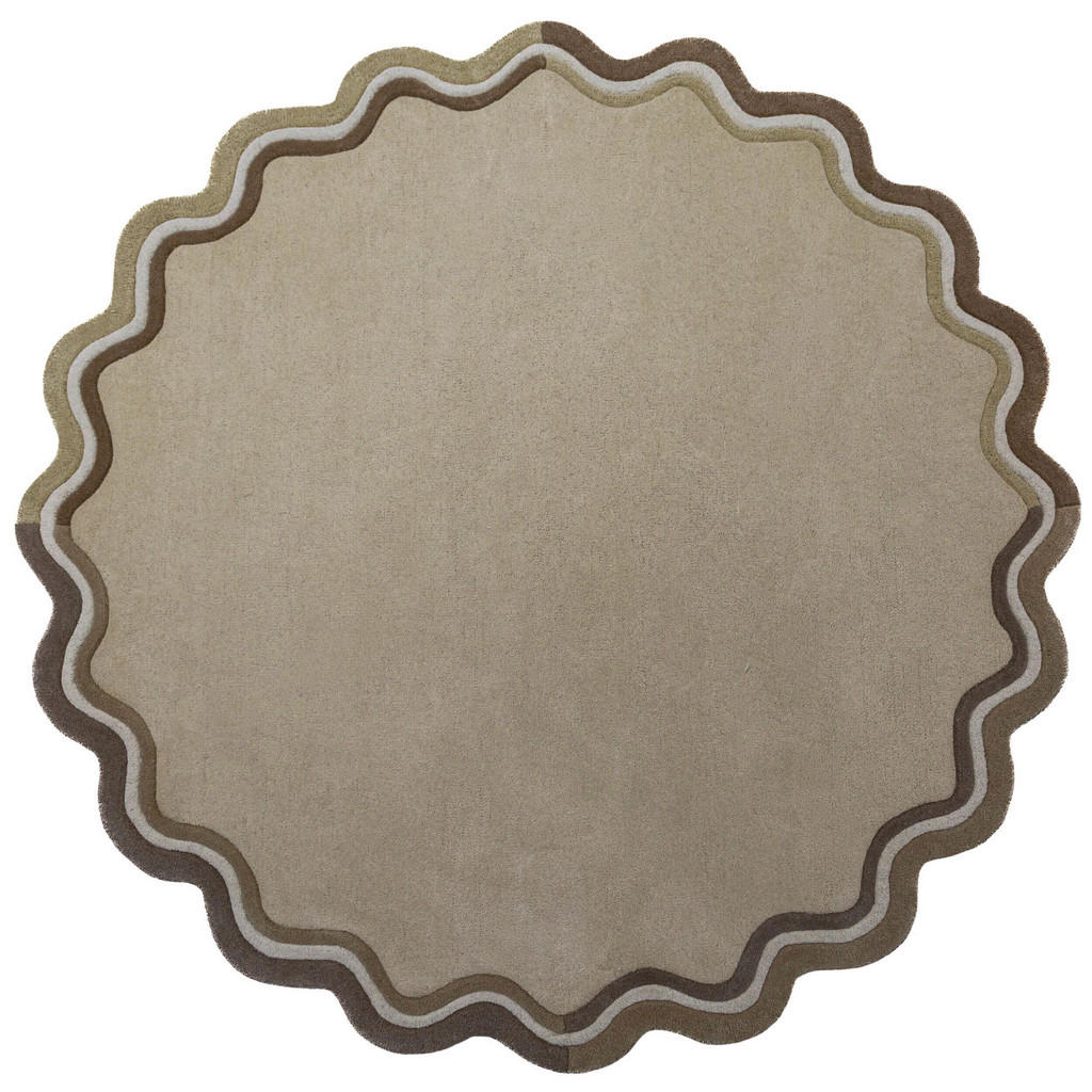 Flair Rugs VLNENÝ KOBEREC, 180 cm prírodná farba