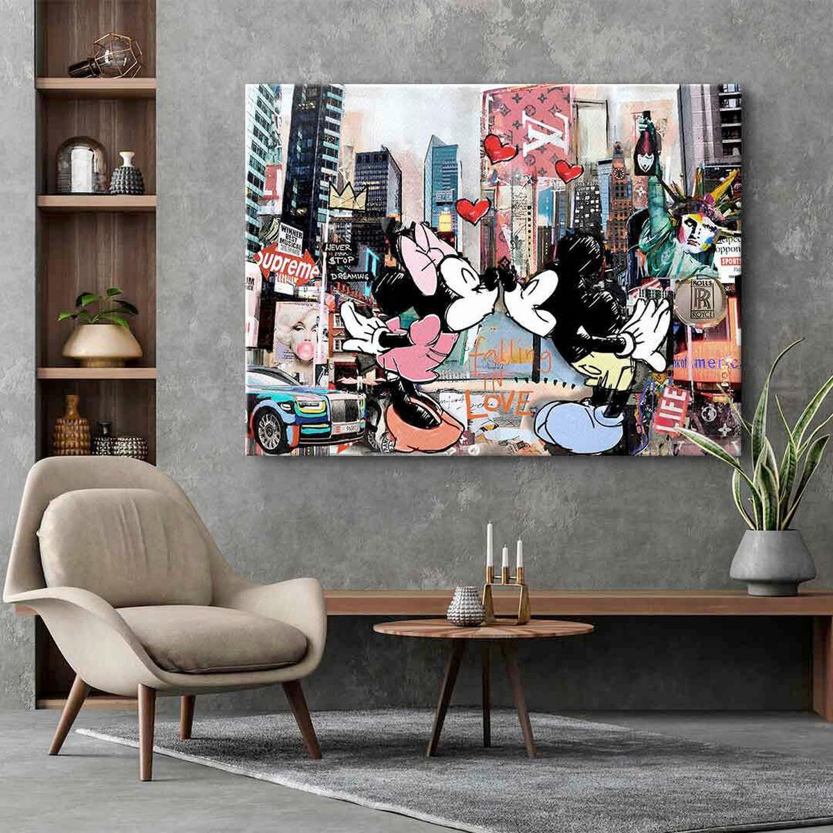 KUNSTDRUCK  - Multicolor, Basics, Holz (80x60cm)