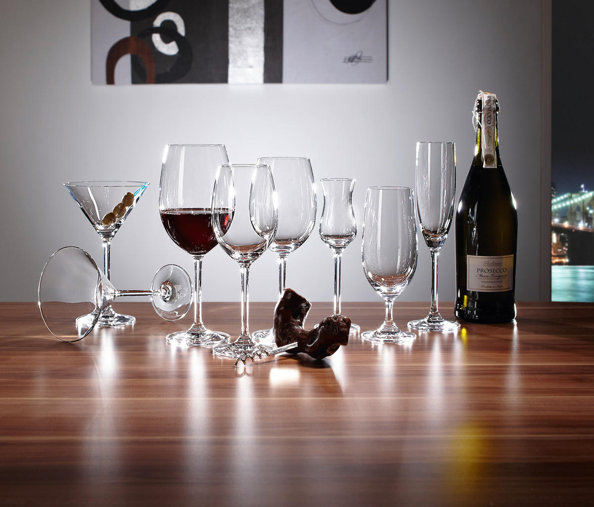 GLÄSERSET Daily  - Klar, KONVENTIONELL, Glas (260ml) - Leonardo