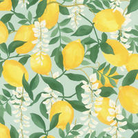 TAPETE - Blau, Natur, Textil (600/53cm) - Tesa