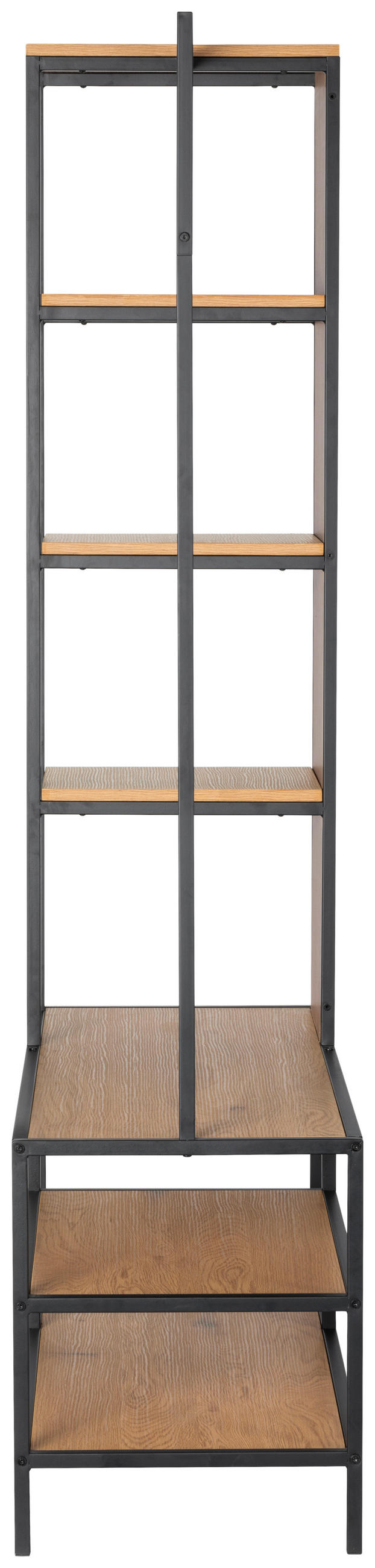 PŘEDSÍŇOVÁ STĚNA, přírodní barvy, černá, 110/177/40 cm - černá/přírodní barvy, Design, kov/kompozitní dřevo (110/177/40cm) - MID.YOU