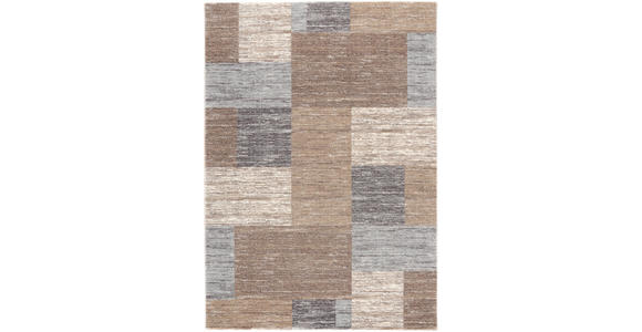 WEBTEPPICH 65/130 cm Grande Braun, Beige - Beige/Braun, KONVENTIONELL, Textil (65/130cm) - Novel