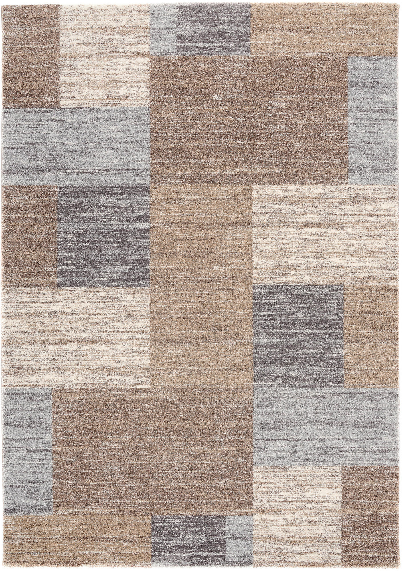 Webteppich Grande Braun/Beige 140x200 cm