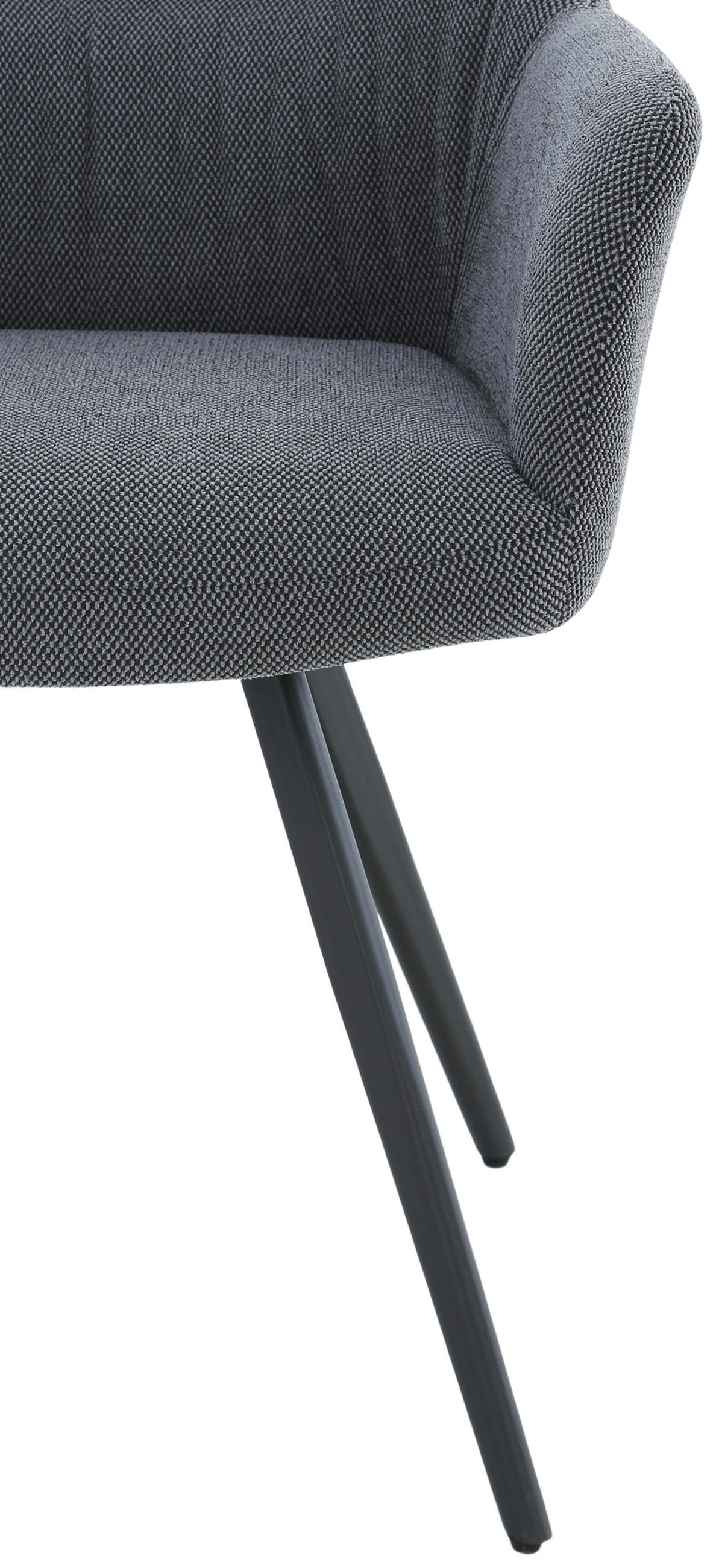 NASLANJAČ, kovina, tekstil siva  - siva, Design, kovina/tekstil (58/86/62,5cm) - Carryhome