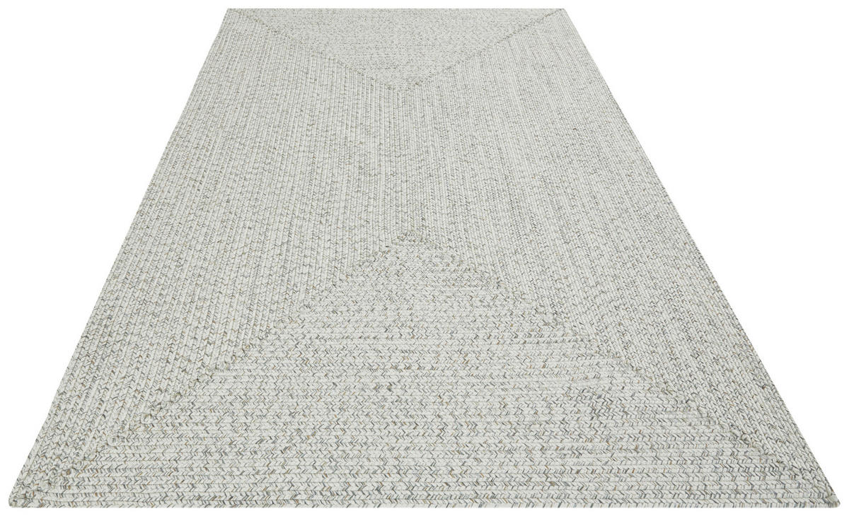 OUTDOORTEPPICH 120/170 cm Braided Creme, Multicolor  - Multicolor/Creme, Design, Kunststoff (120/170cm)