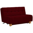 SCHLAFSOFA  in Webstoff Dunkelrot  - Naturfarben/Dunkelrot, MODERN, Holz/Textil (145/92/102cm) - Novel
